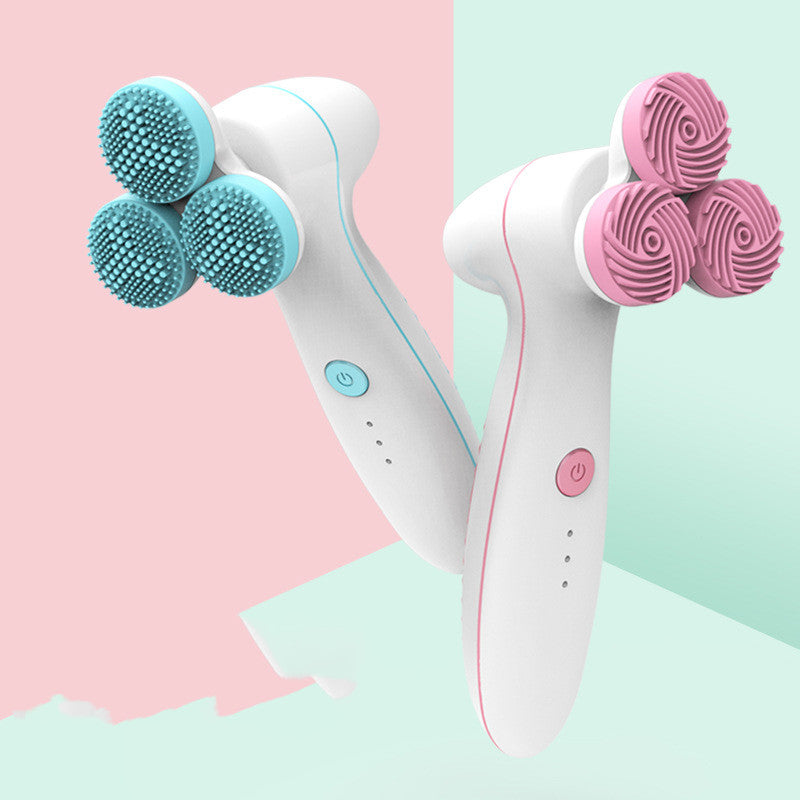 Electric Silicone Smart Massage Facial Cleanser