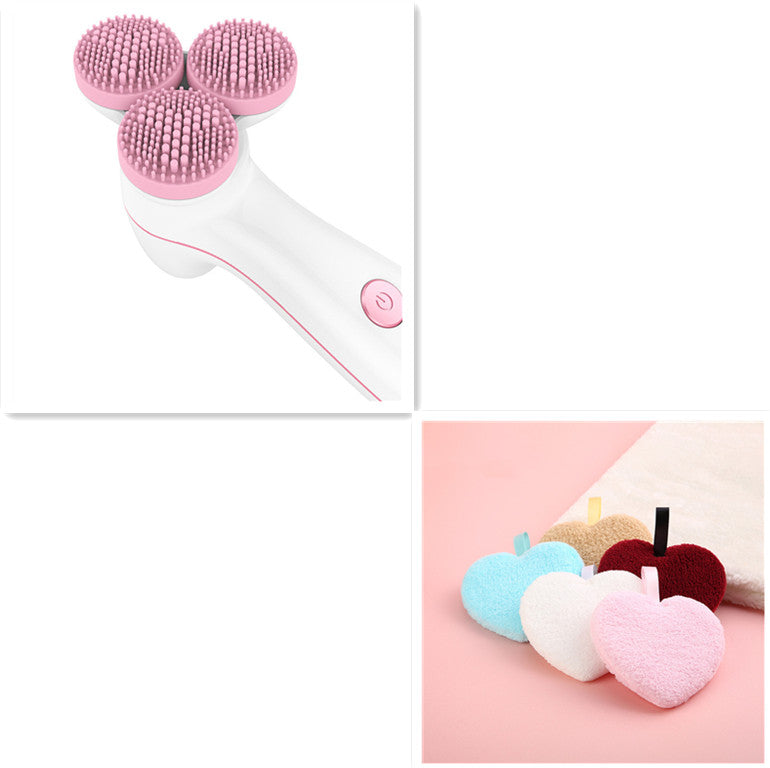 Electric Silicone Smart Massage Facial Cleanser