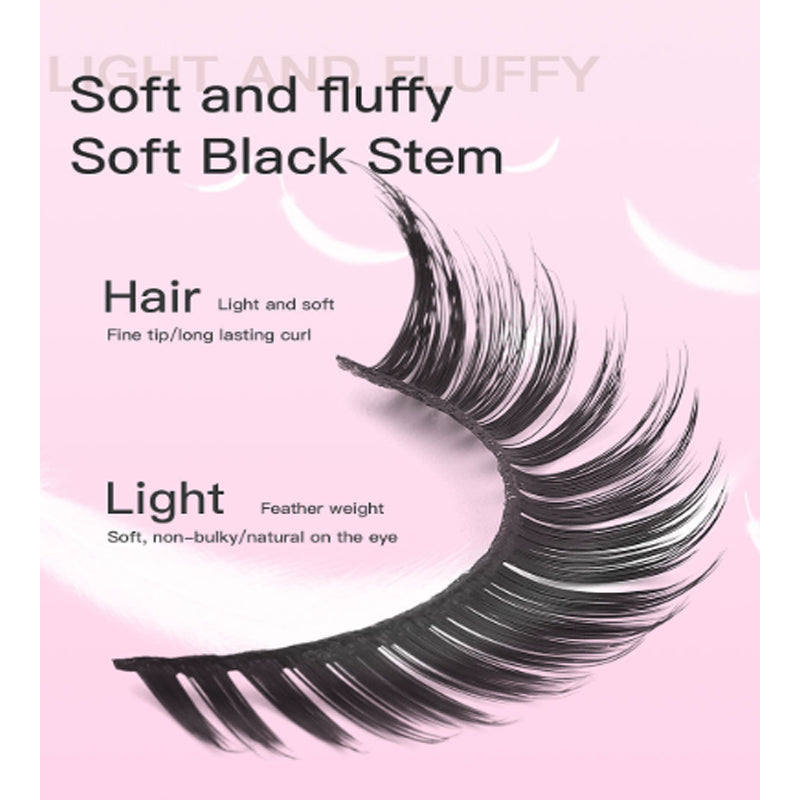 15 Pairs of 3D Cat Eye Eyelashes