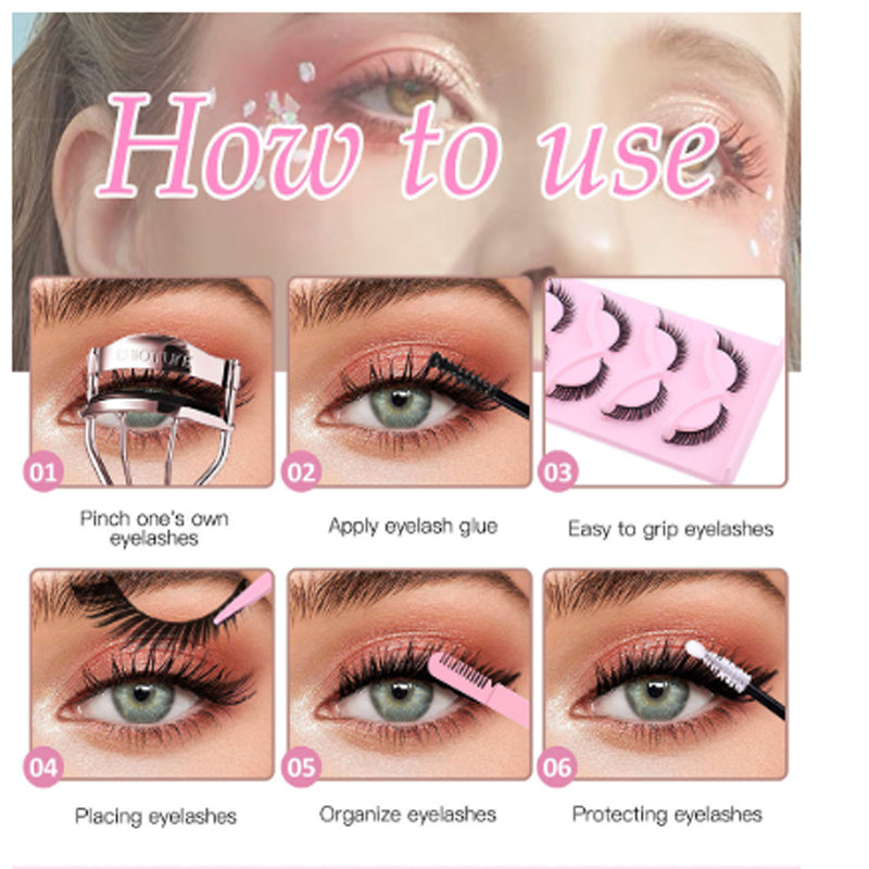 15 Pairs of 3D Cat Eye Eyelashes