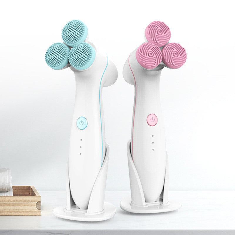 Electric Silicone Smart Massage Facial Cleanser